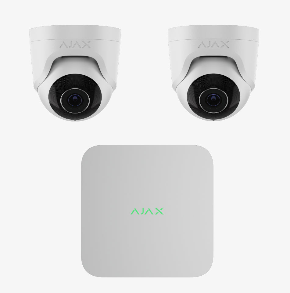 Ajax CCTV 2x Camera Kit (8-Channel) - POA