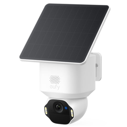Eufy Security SoloCam E42 4K Outdoor PT Wire-Free Battery Solar Camera Kit - 4 Pack